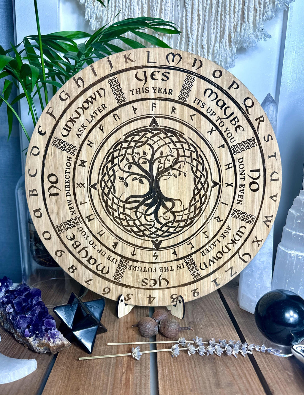 Tree of life | pendulum spirit grid board - Locally made | 30+40cm 15.7" available