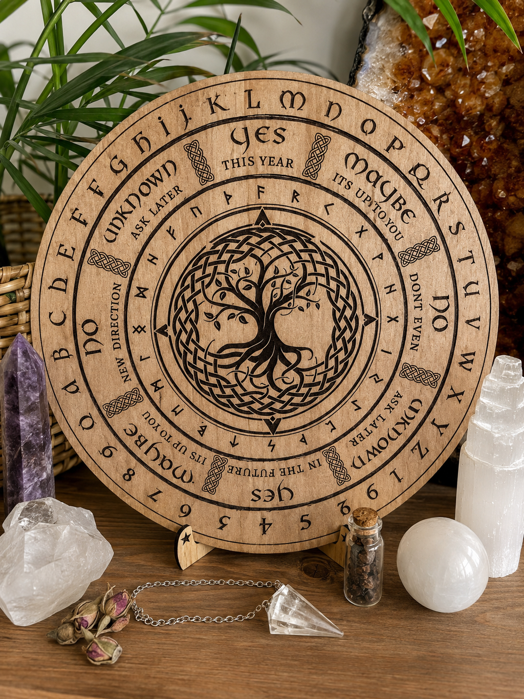 Tree of life | pendulum spirit grid board - Locally made | 30+40cm 15.7" available