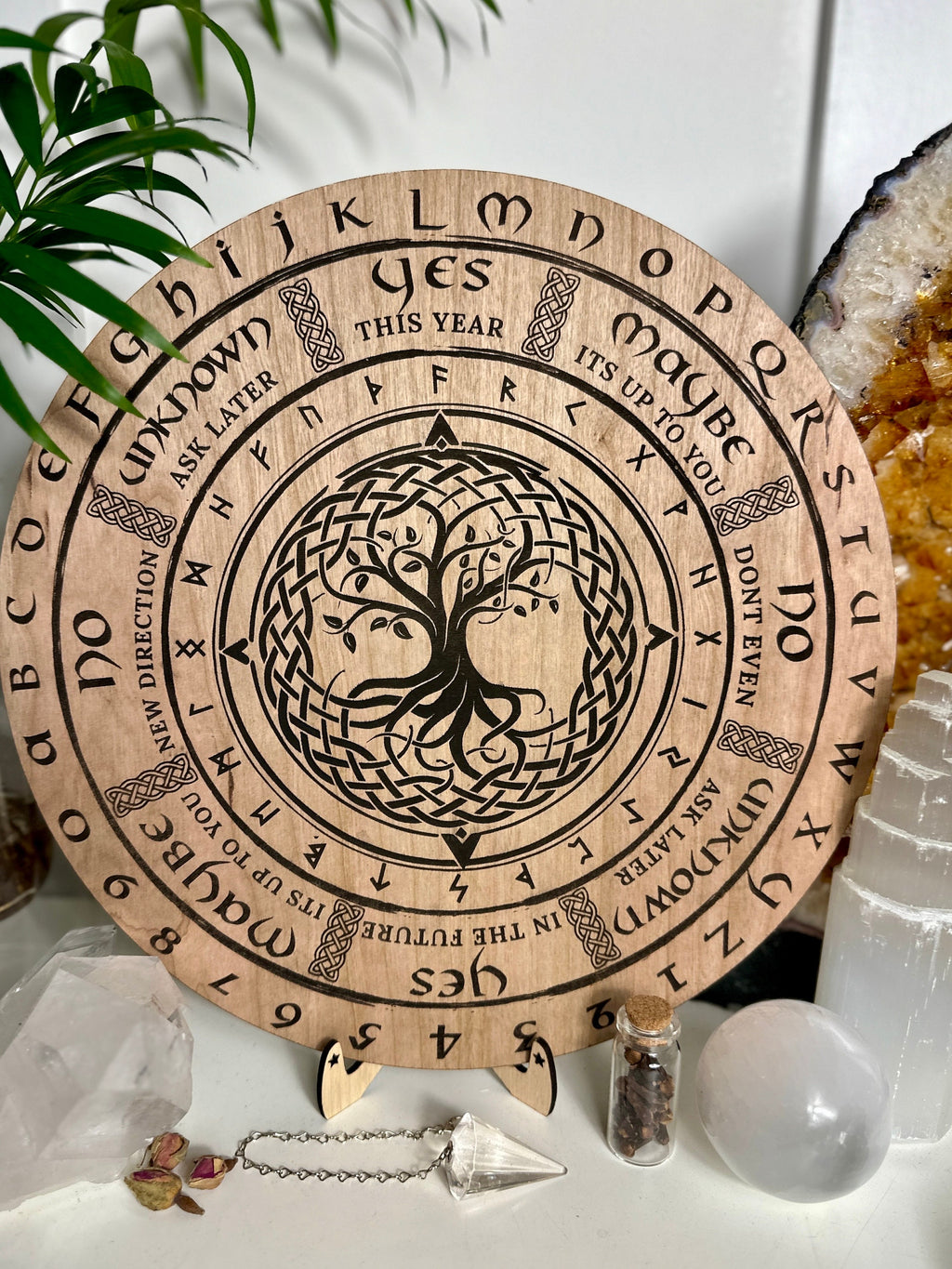 Tree of life | pendulum spirit grid board - Locally made | 30+40cm 15.7" available