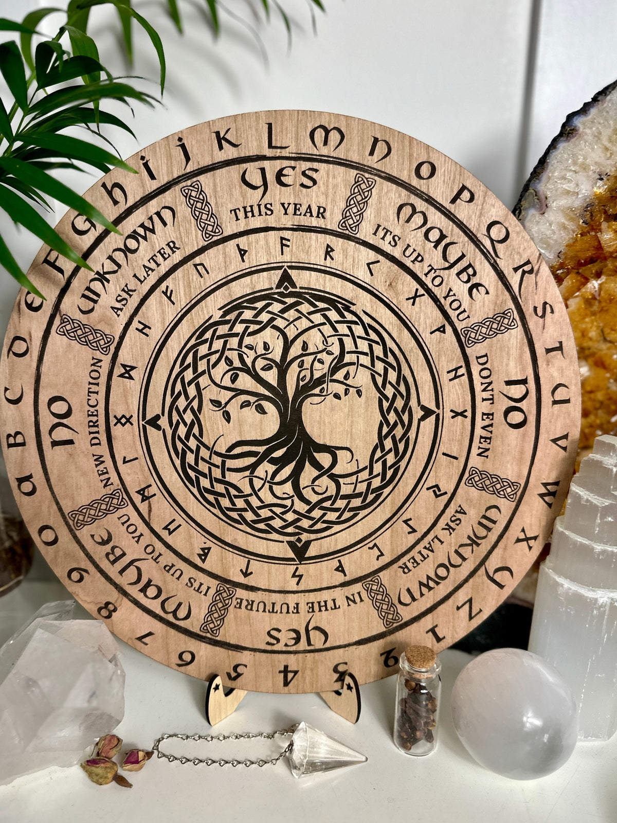 Tree of life | pendulum spirit grid board - Locally made | 30+40cm 15.7" available
