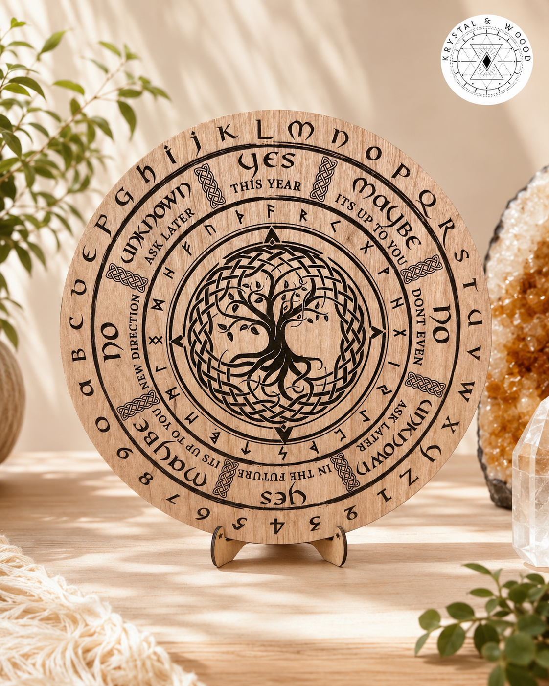 Tree of life | pendulum spirit grid board - Locally made | 30+40cm 15.7" available