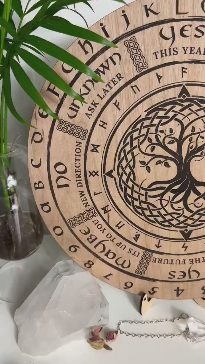 Tree of life | pendulum spirit grid board - Locally made | 30+40cm 15.7" available